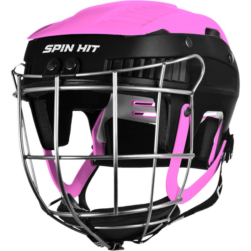 Hurling Helmet Black / Pink