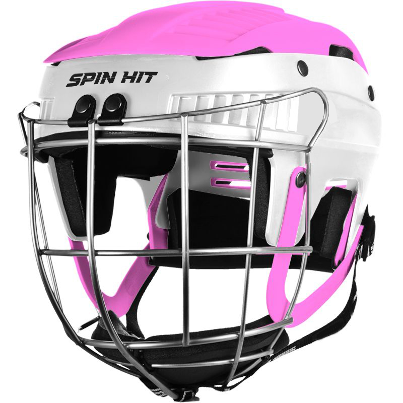 Hurling Helmet Black / Pink