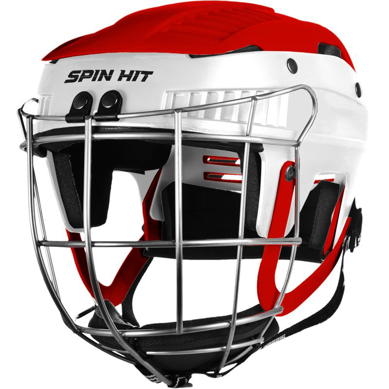 Hurling Helmet White / Red