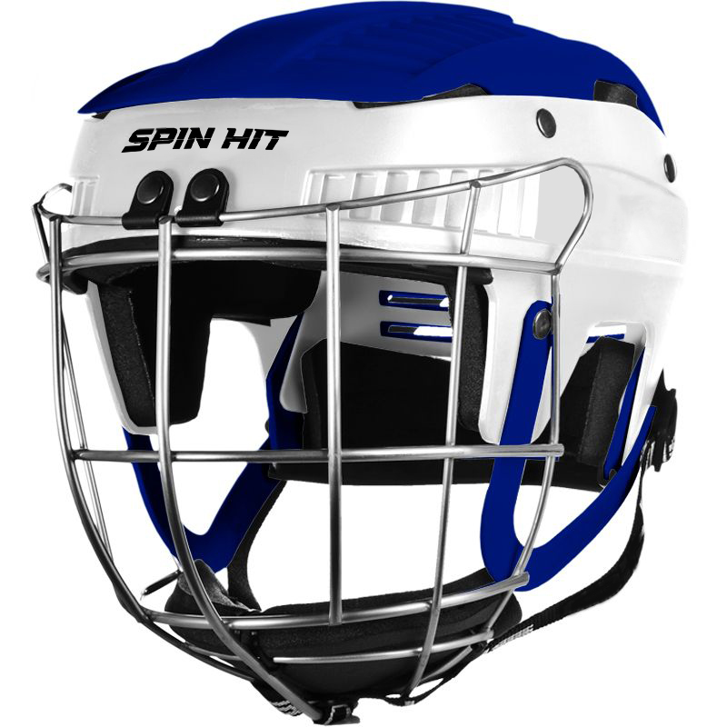 Hurling Helmet White / Royal